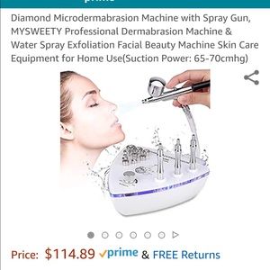 Professional dermabrasion machine